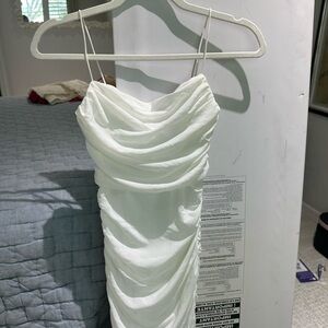 Princess Polly Bloom Mini Dress White Great Condition